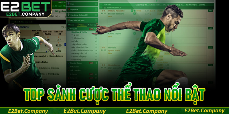 Top sảnh cược thể thao nổi bật thu hút đông đảo cược thủ